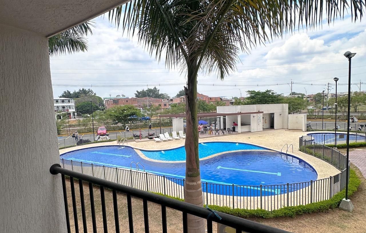 Apartamento en venta en parque natura, jamundí, 2 habitaciones con piscina